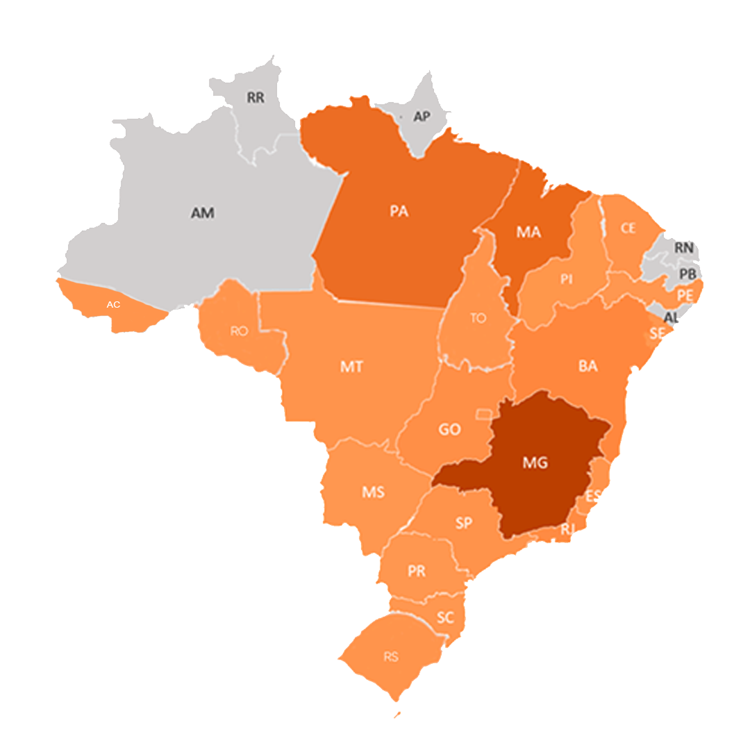Where we are - Brazil Map